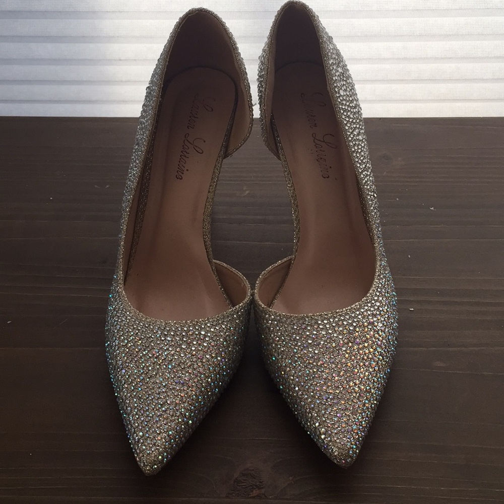 Sparkly Heels, Pumps, Wedding Shoes, Cocktail Heel